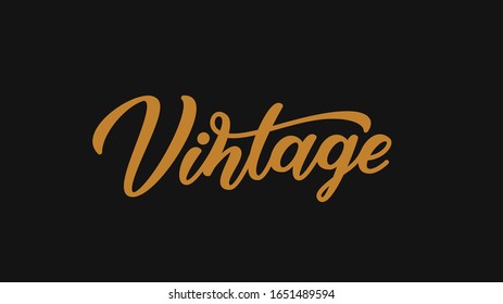 vintage slogan hand drawn inscription
