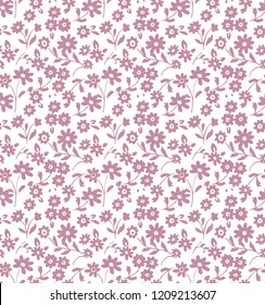 vintage small flowers seamless pattern.