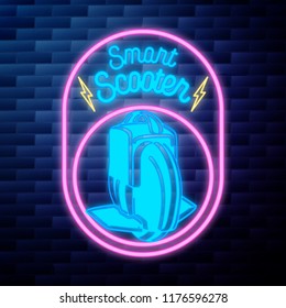 Vintage Smart Self Balancing Electric Scooter emblem
