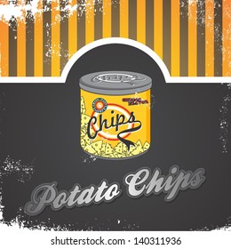 vintage snack chips page