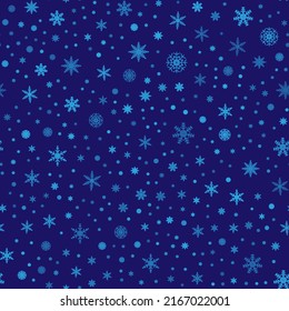 Vintage Snowflake Pattern. Graphic Nordic Texture. New Seamless Decor. Xmas Holiday Decor. Vintage Festive. Ornate Xmas Frozen. Vector Scandinavian Frozen. Retro Isolated Ice. Seamless Illustration