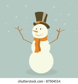 Vintage Snowman