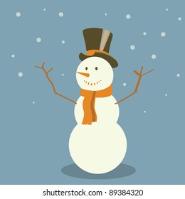 vintage snowman