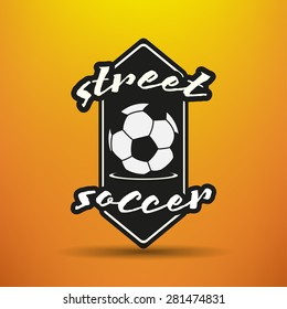 Vintage Soccer Label