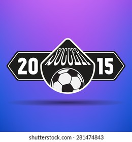Vintage Soccer Label