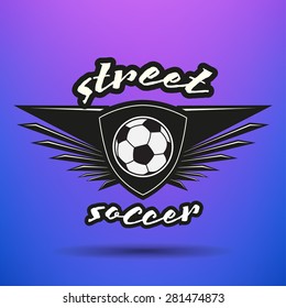 Vintage Soccer Label