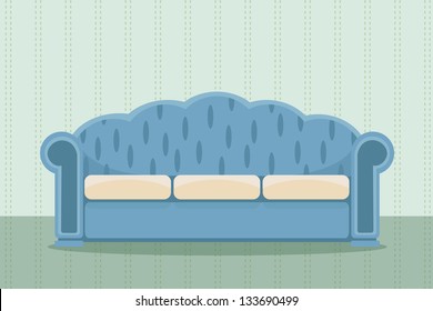 vintage sofa