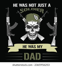 VINTAGE SOILDER TSHIRT DESIGN IDEA 