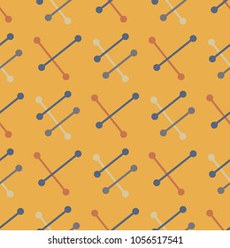 Vintage space adventure seamless pattern. Suitable for screen, print and other media.