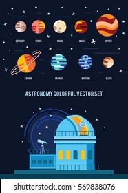 Vintage space and astronaut background