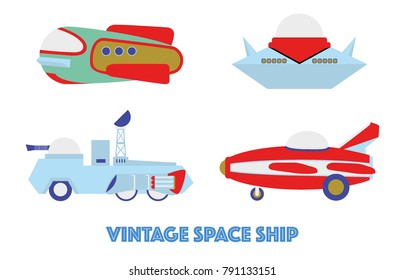 vintage space ship
