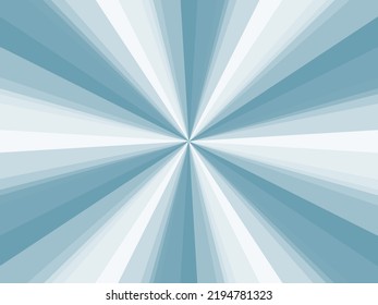 vintage spectrum rays light blue retro sunburst vector background