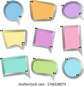 Vintage-Sprechblasen Weißer Hintergrund mit glänzendem Mesh, Vector-Illustration