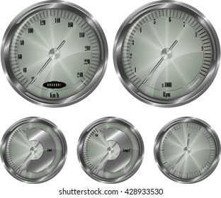 vintage speedometer