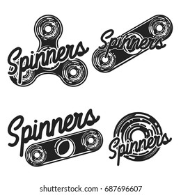 Vintage spinners emblems