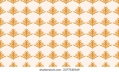 Vintage spiral round curve square floral seamless pattern. For backgrounds, wallpapers, textiles, and fashion.