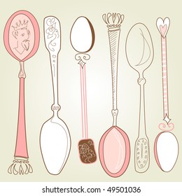  vintage spoons
