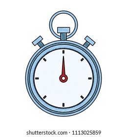 Vintage sport chronometer scribble
