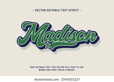 VINTAGE SPORT EDITABLE TEXT EFFECT