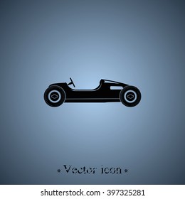 Vintage sport racing car.