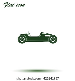 Vintage sport racing car.