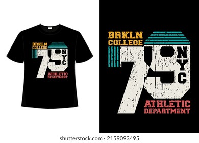 Vintage Sports Athletic T-shirt Design Tee Applique, Fashion Typography, Badge, Label Clothing, Jeans, And Casual Wear