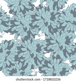 Vector vectorial de las costuras florales de resorte vintage