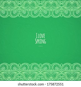 Vintage Spring Stile background. Vector pattern
