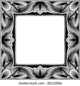 Vintage square frame