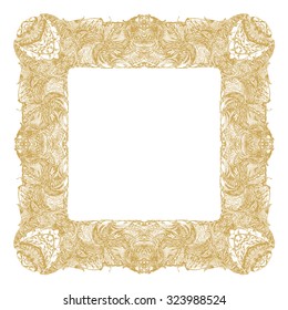 Vintage square frame