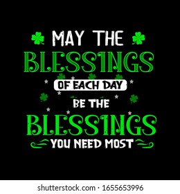 Plantilla de diseño de pantalones de Vintage St Patrick Day t