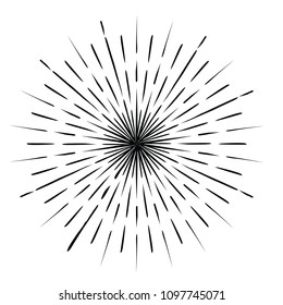vintage star burst