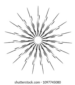 vintage star burst