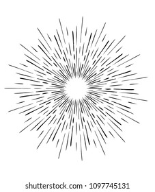 vintage star burst