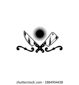 vintage steak logo set inspiration