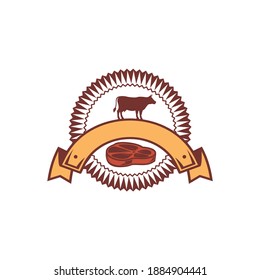 vintage steak logo set inspiration