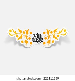 vintage sticker