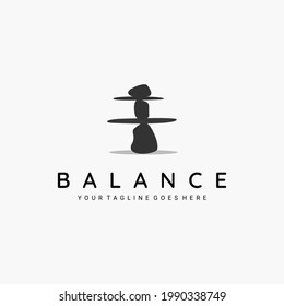Vintage stone logo vector illustration design