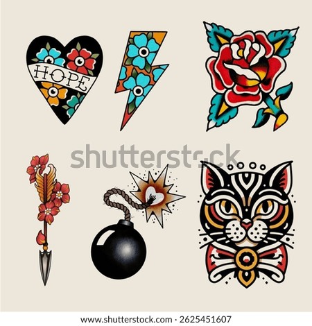 Vintage Storybook Stickers – Cute Animal,ollection set sticker pack. World famous iconic computer game icons from nintendo entertainment system