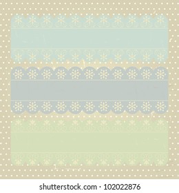 Vintage straight lace