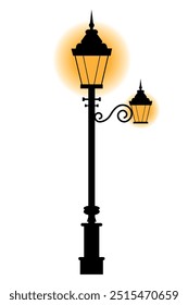 Vintage Street light lamppost luminaire lamp 