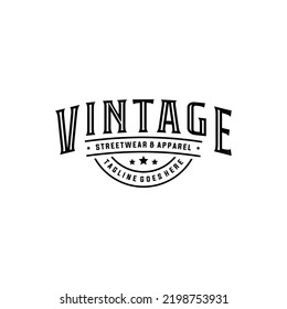 Vintage Streetwear Apparel Store Logo Design