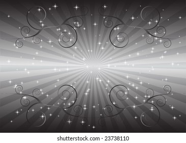 Vintage striped background