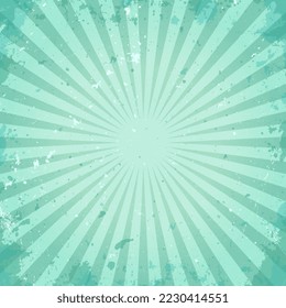 Vintage striped background, peeled rays texture, abstract pop art pattern.