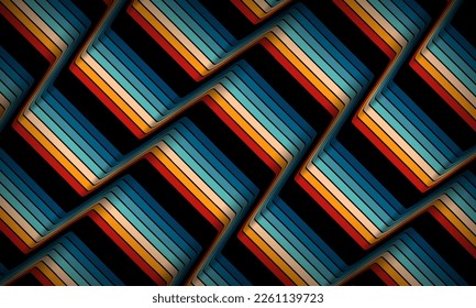 Vintage Striped Backgrounds, Posters, Banner Samples, Retro Colors from the 1970s 1980s, 70s, 80s, 90s. retro vintage 70s style stripes background poster lines. shapes vector design graphic 1980s	