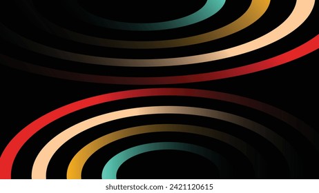 Vintage Striped Backgrounds, Posters, Banner Samples, Retro Colors from the 1970s 1980s, 70s, 80s, 90s. retro vintage 70s style stripes background.