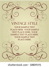 vintage style