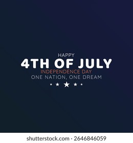 vintage style 4th of july vector with american pride