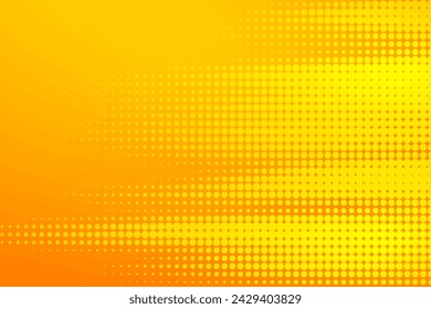 estilo vintage textura abstracta de semitono vector de diseño de fondo amarillo