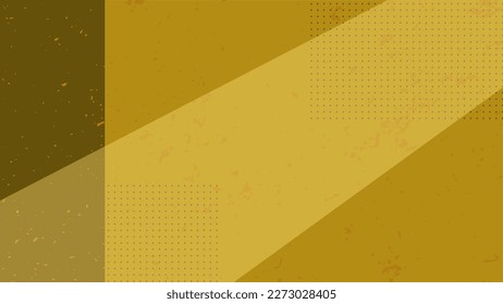 Vintage style background. Grunge texture on gemetric shape and halftone background.